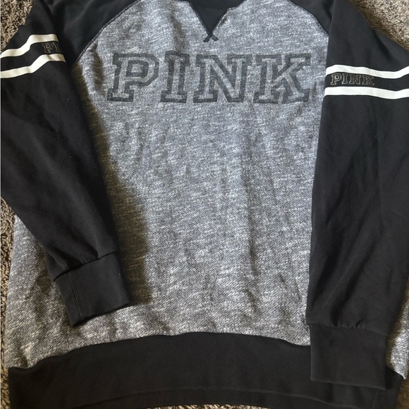PINK Victoria's Secret Black and Gray Women’s Sweater - Picture 1 of 1